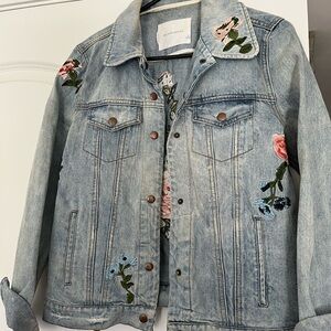 Floral Denim Jacket